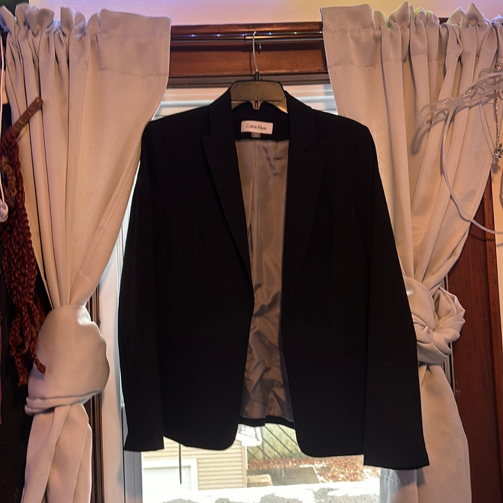 black calvin klein blazer